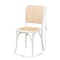 Baxton Studio Neah Japandi White Wood and Natural Rattan 2-Piece Dining Chair Set, PR 227-2PC-13247-ZORO - alternate 9